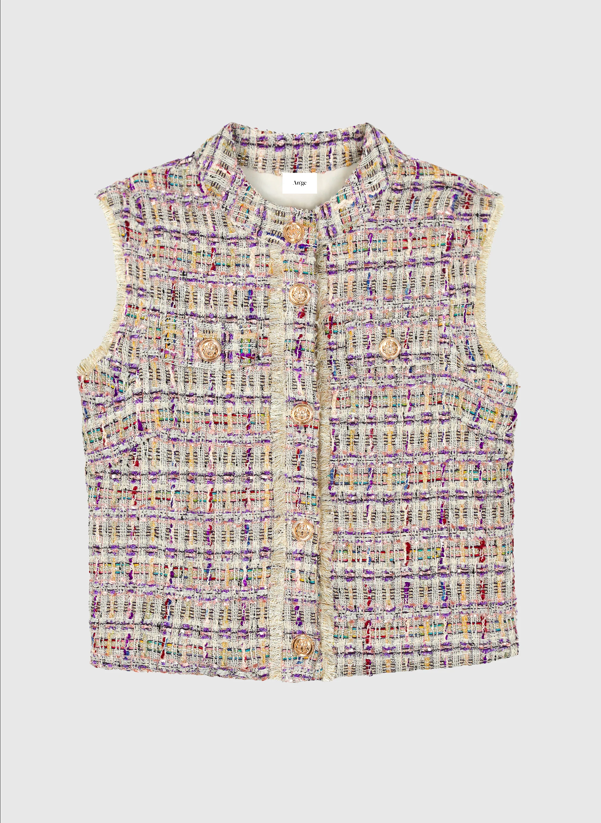 GILET AVAYANA parme - Image 6