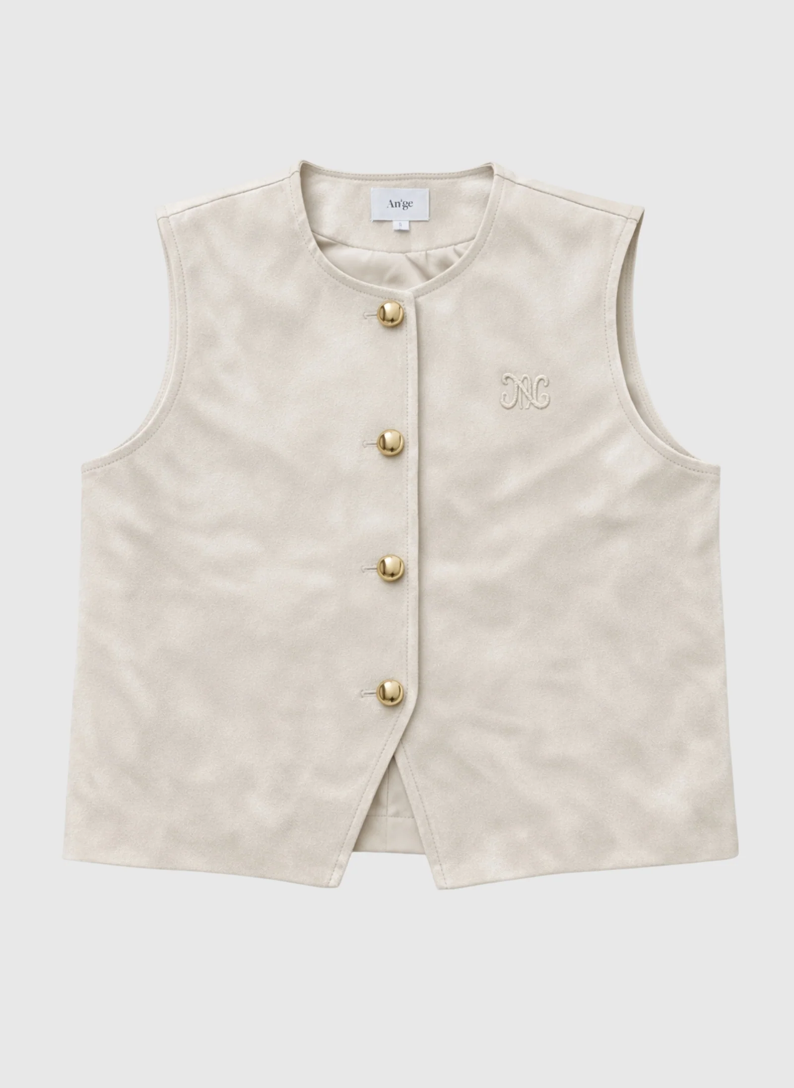 VESTE SANS MANCHES HULIANE ecru - Image 6