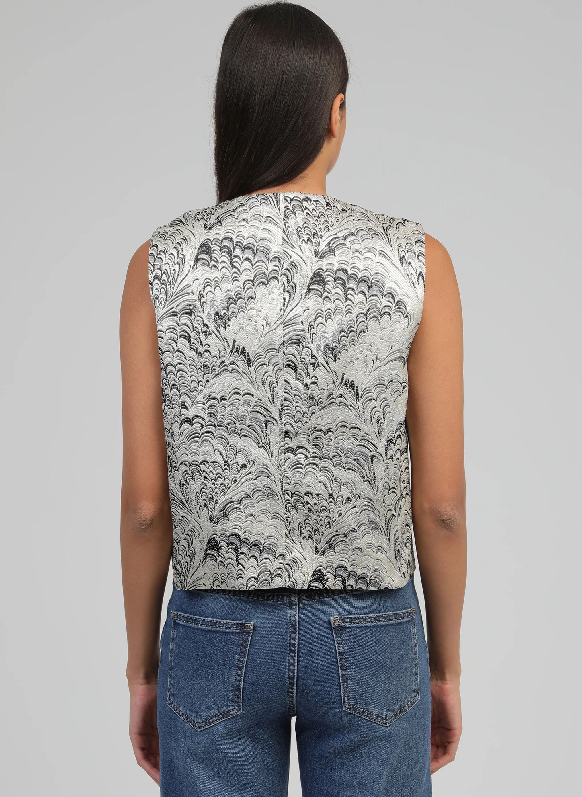 VESTE SANS MANCHES HULYSSA silver - Image 4