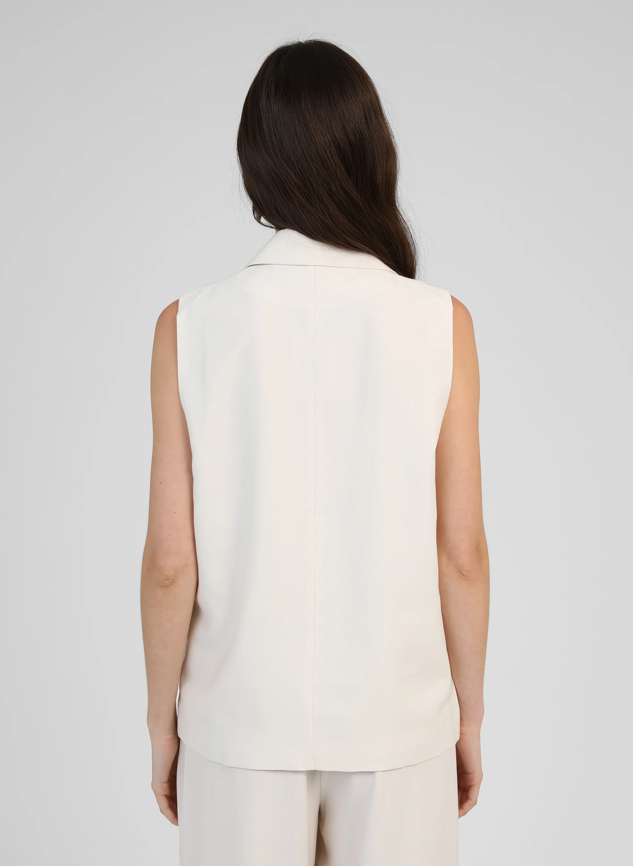 VESTE SANS MANCHES ZAKARITA ecru - Image 5