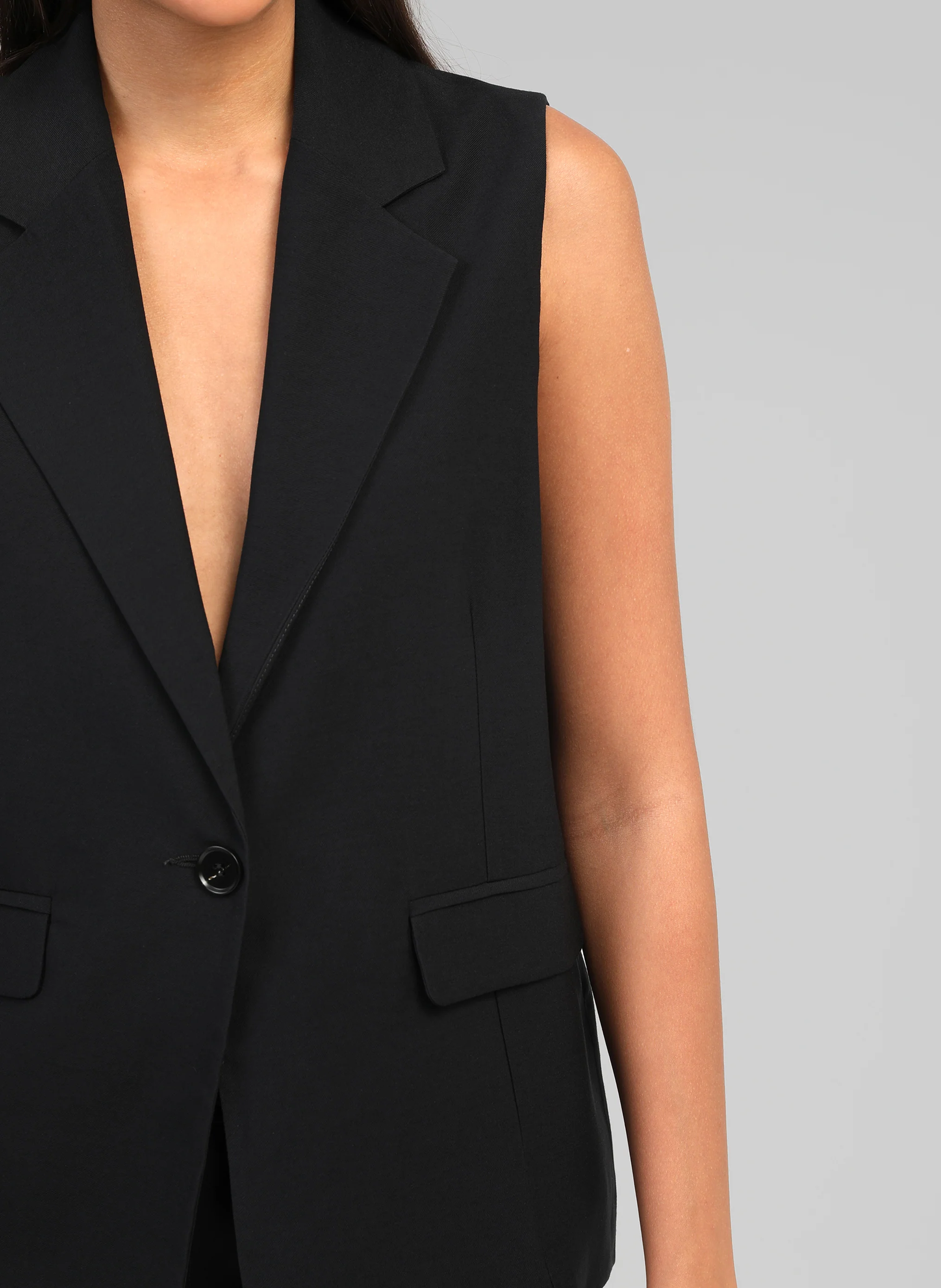 VESTE SANS MANCHES ZAKARITA noir - Image 3
