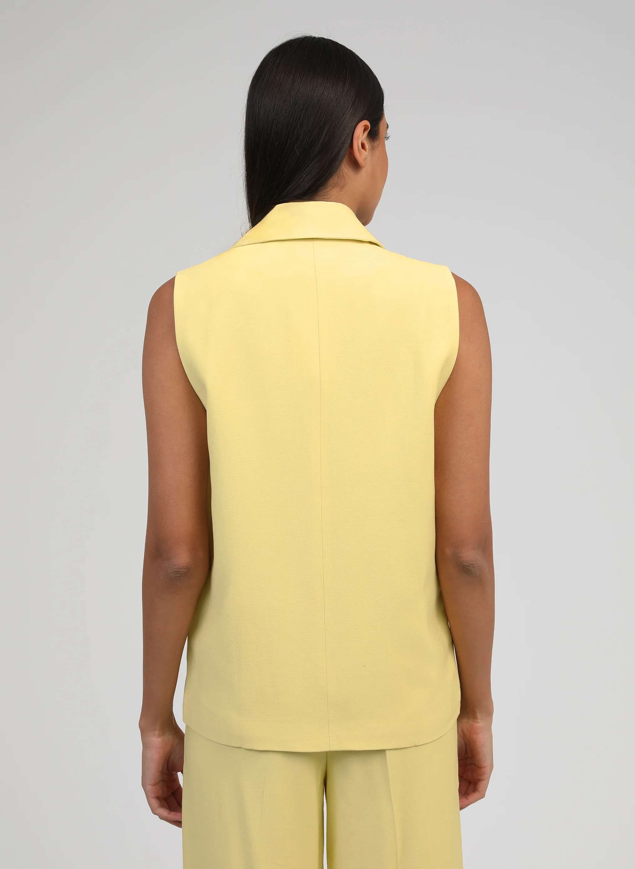 VESTE SANS MANCHES ZAKARITA paille - Image 5
