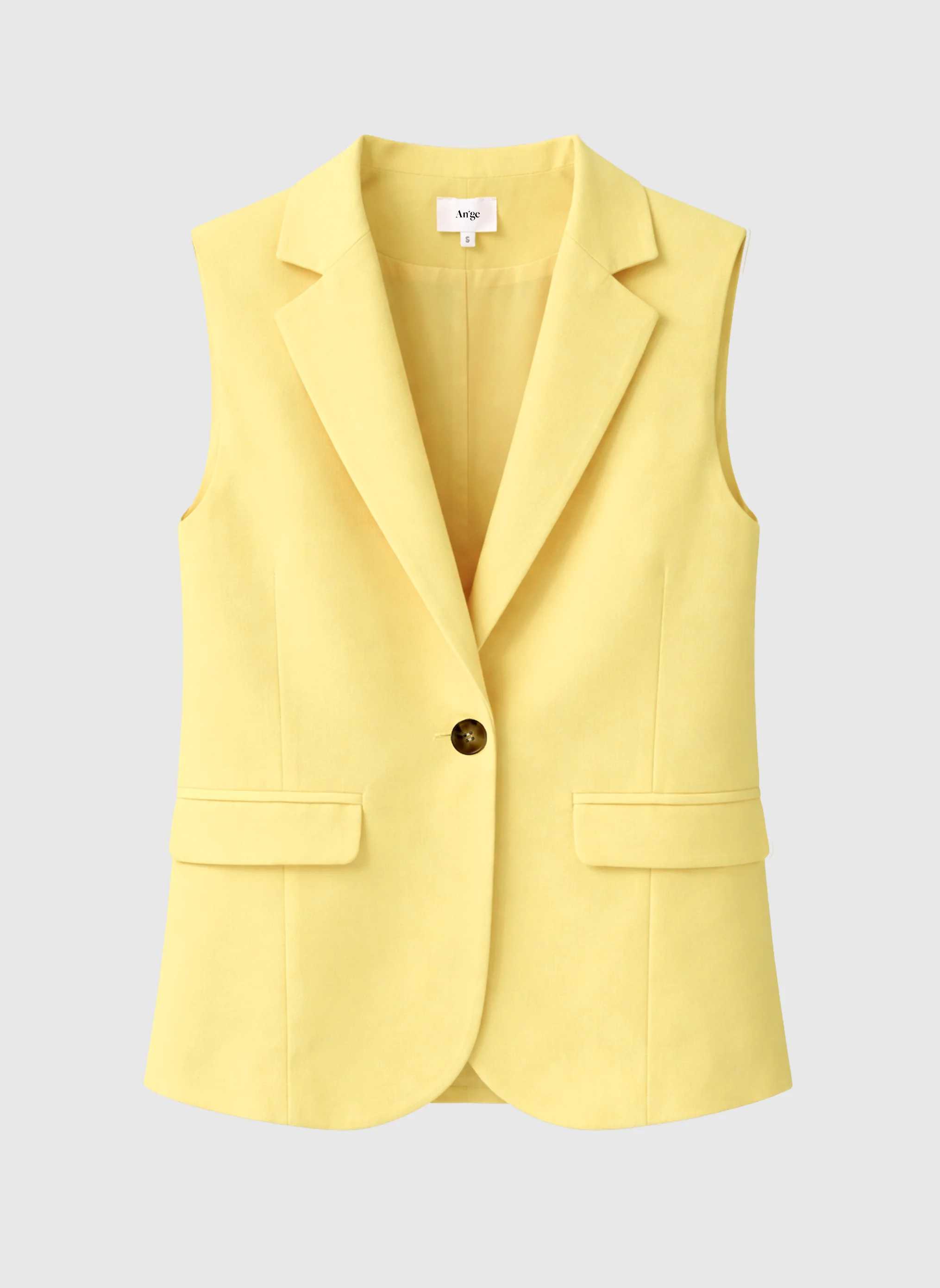 VESTE SANS MANCHES ZAKARITA paille - Image 6