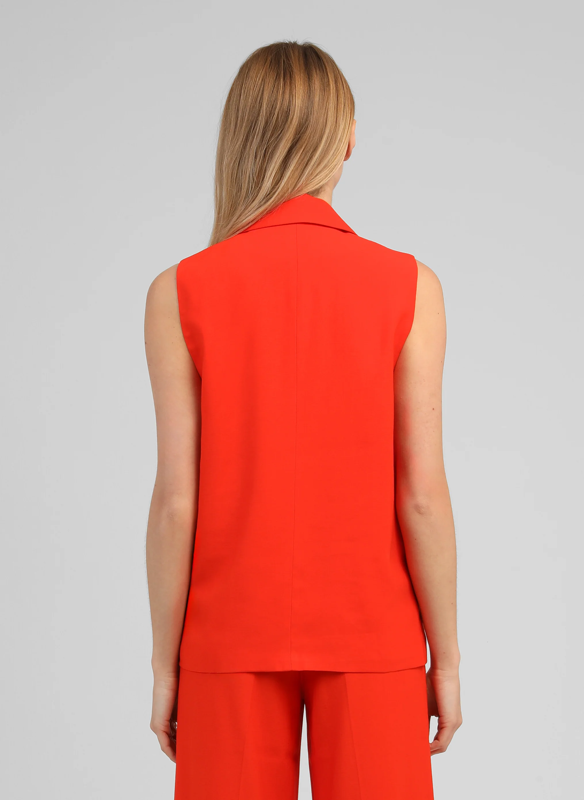VESTE SANS MANCHES ZAKARITA piment - Image 5