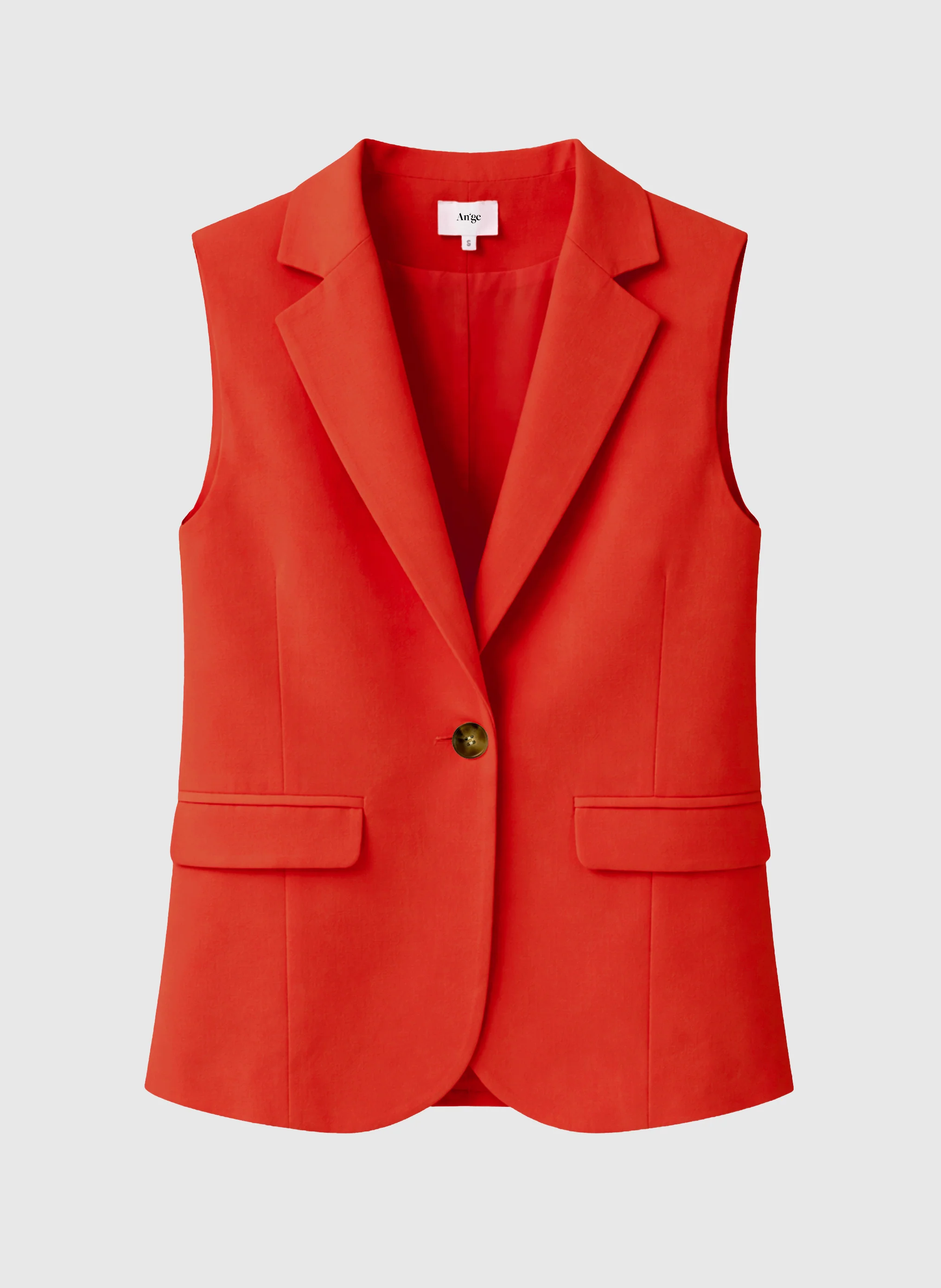 VESTE SANS MANCHES ZAKARITA piment - Image 6