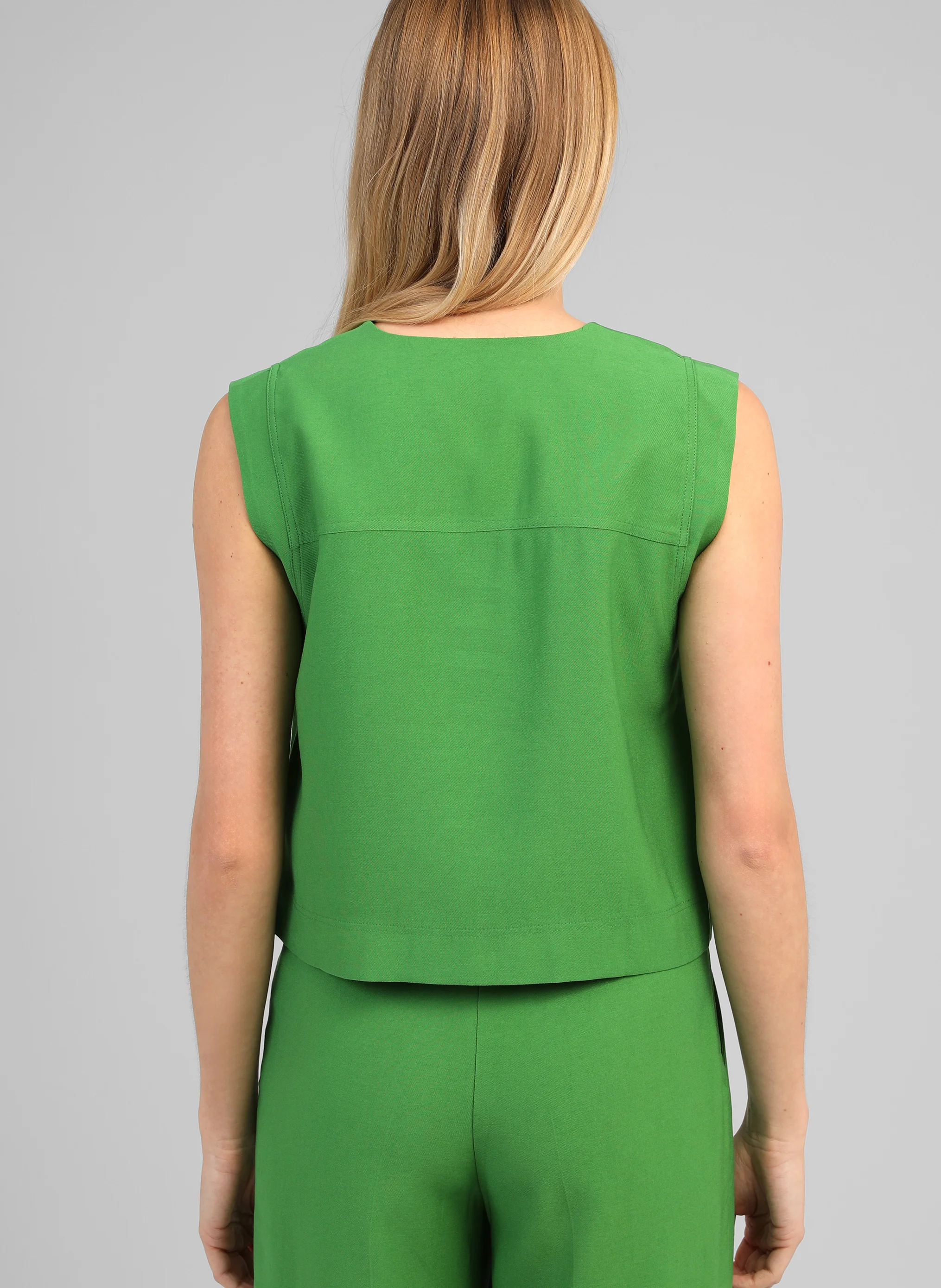 VESTE SANS MANCHES ZELIA pomme - Image 4