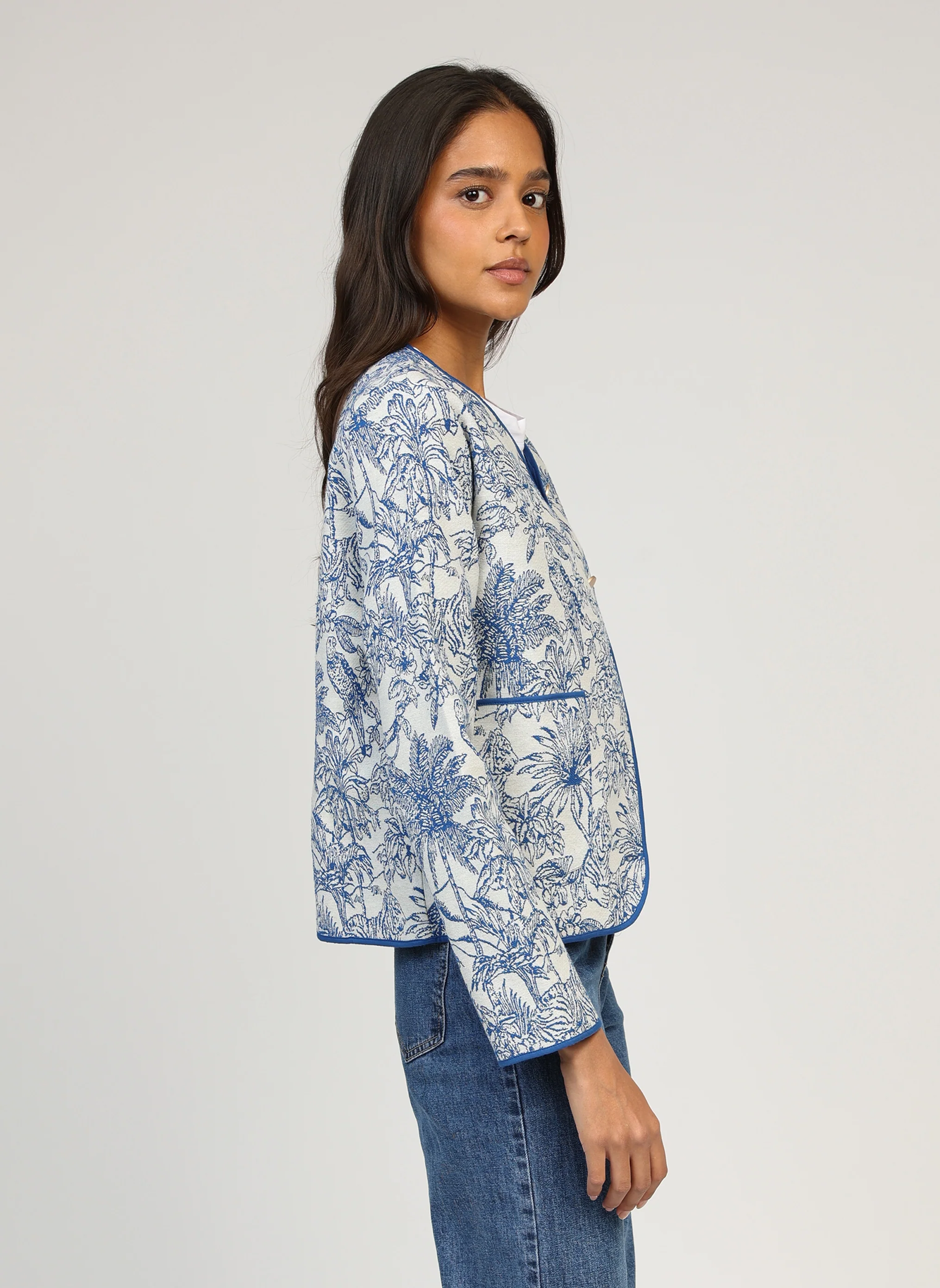 VESTE SHERA indigo - Image 3